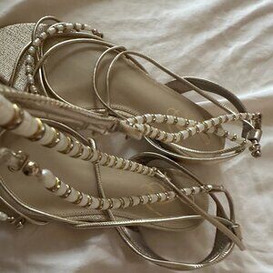 Sam Edelman Goddess Tie Up Sandals Size 8 - New W/O Box